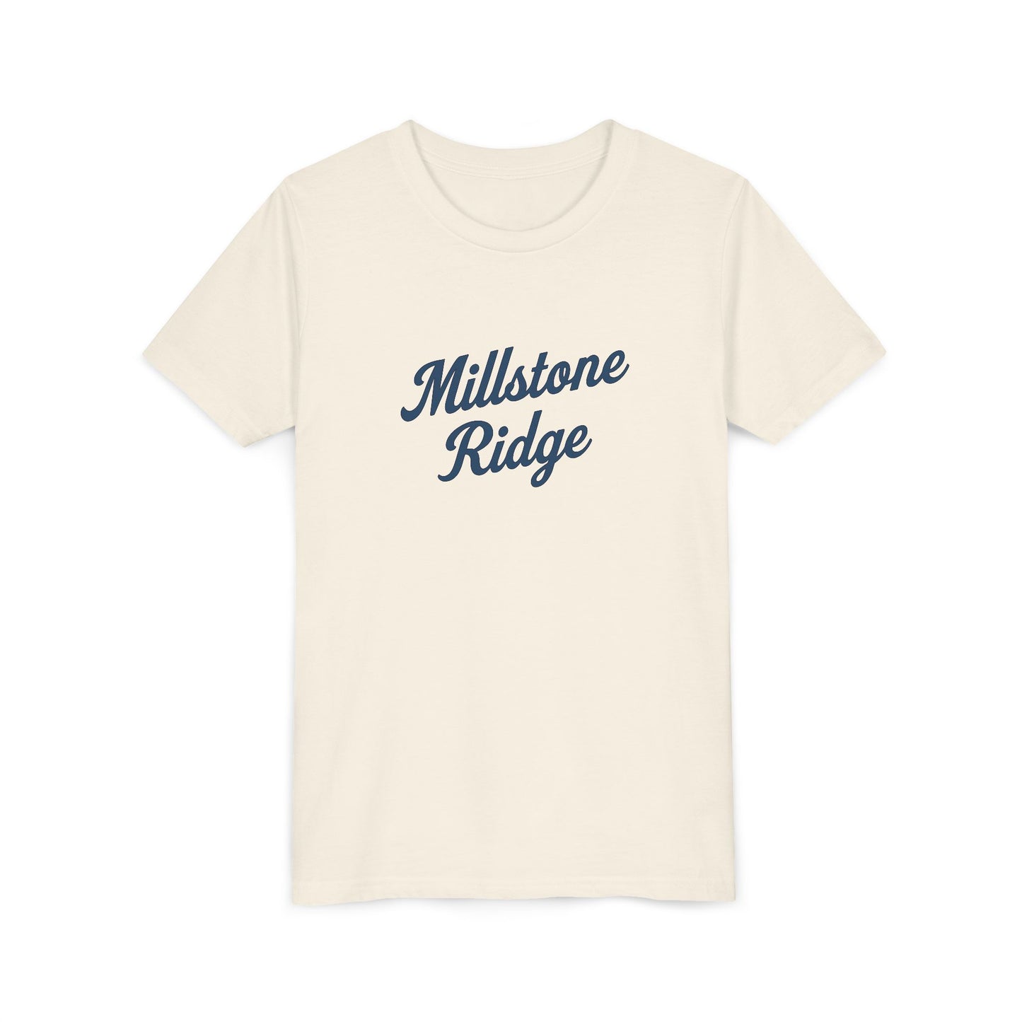 Millstone Ridge Youth Tee, Casual Youth T-Shirt, Gift for Kids, Summer Outfit, Birthday Present, Everyday Wear