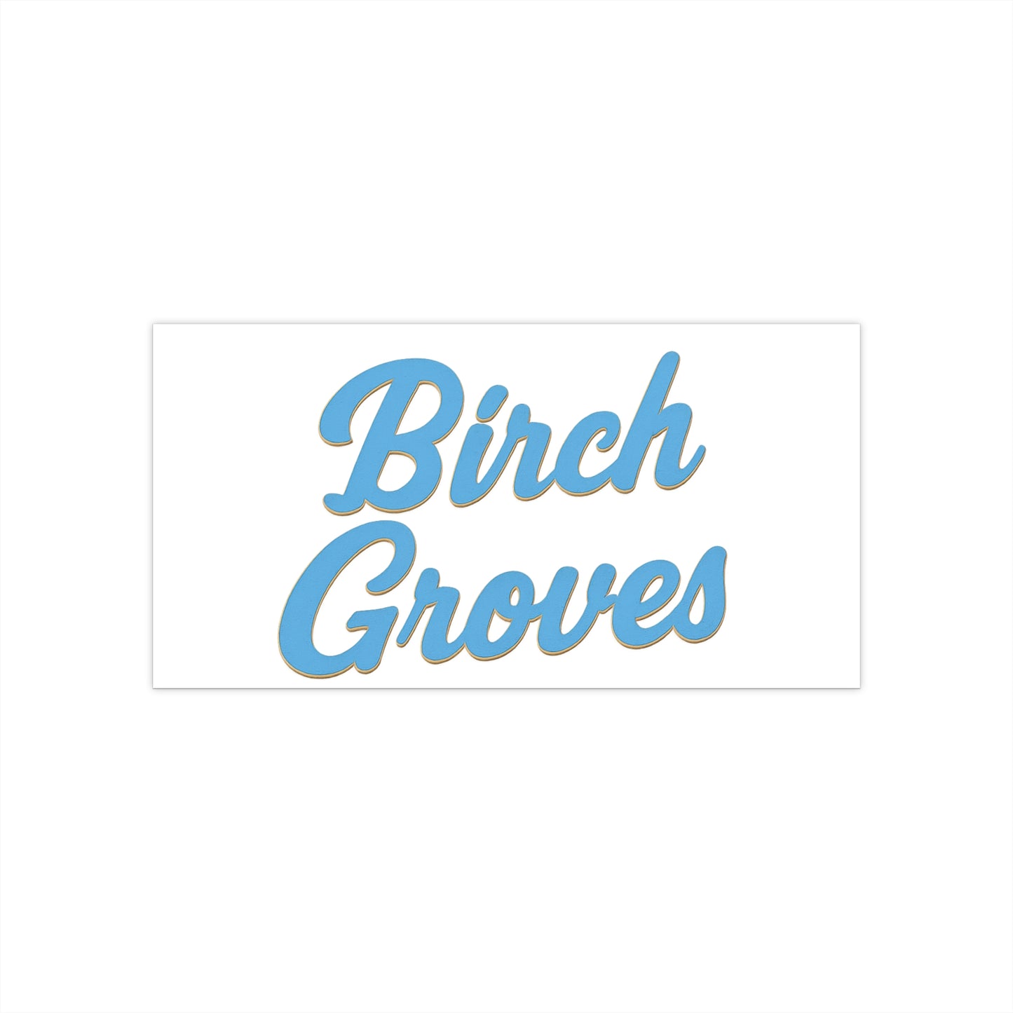 Birch Groves Bumper Sticker