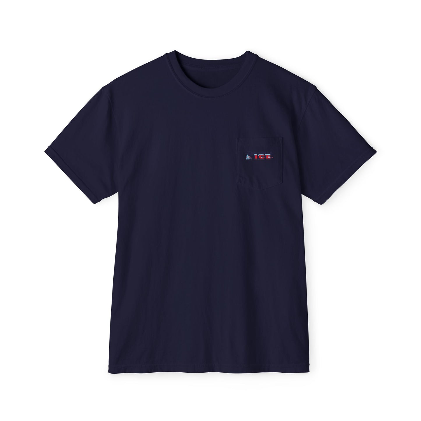 Laconia Ice Company Pocket T‑Shirt — Vintage Nautical Logo Tee