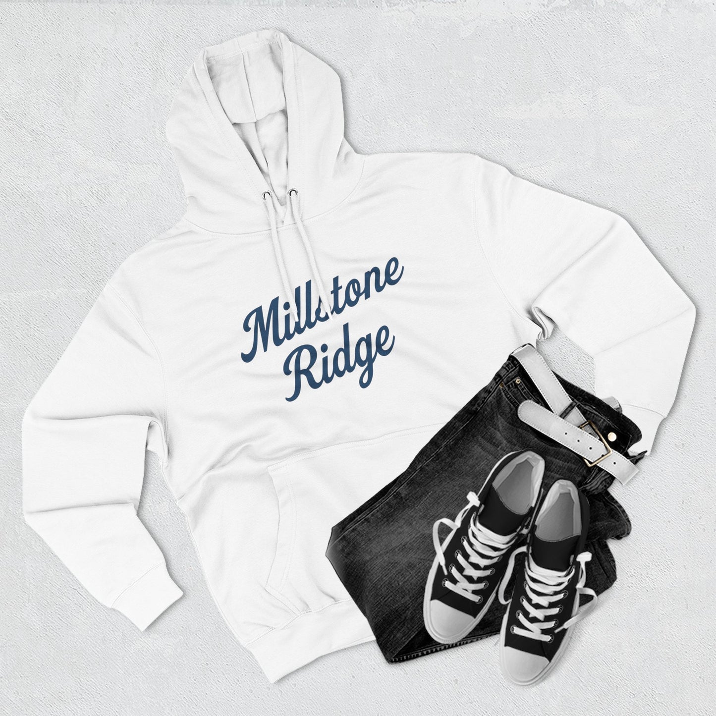 Cozy Fleece Hoodie, Personalized Gift, Casual Wear, Winter Wardrobe, Millstone Ridge Hoodie