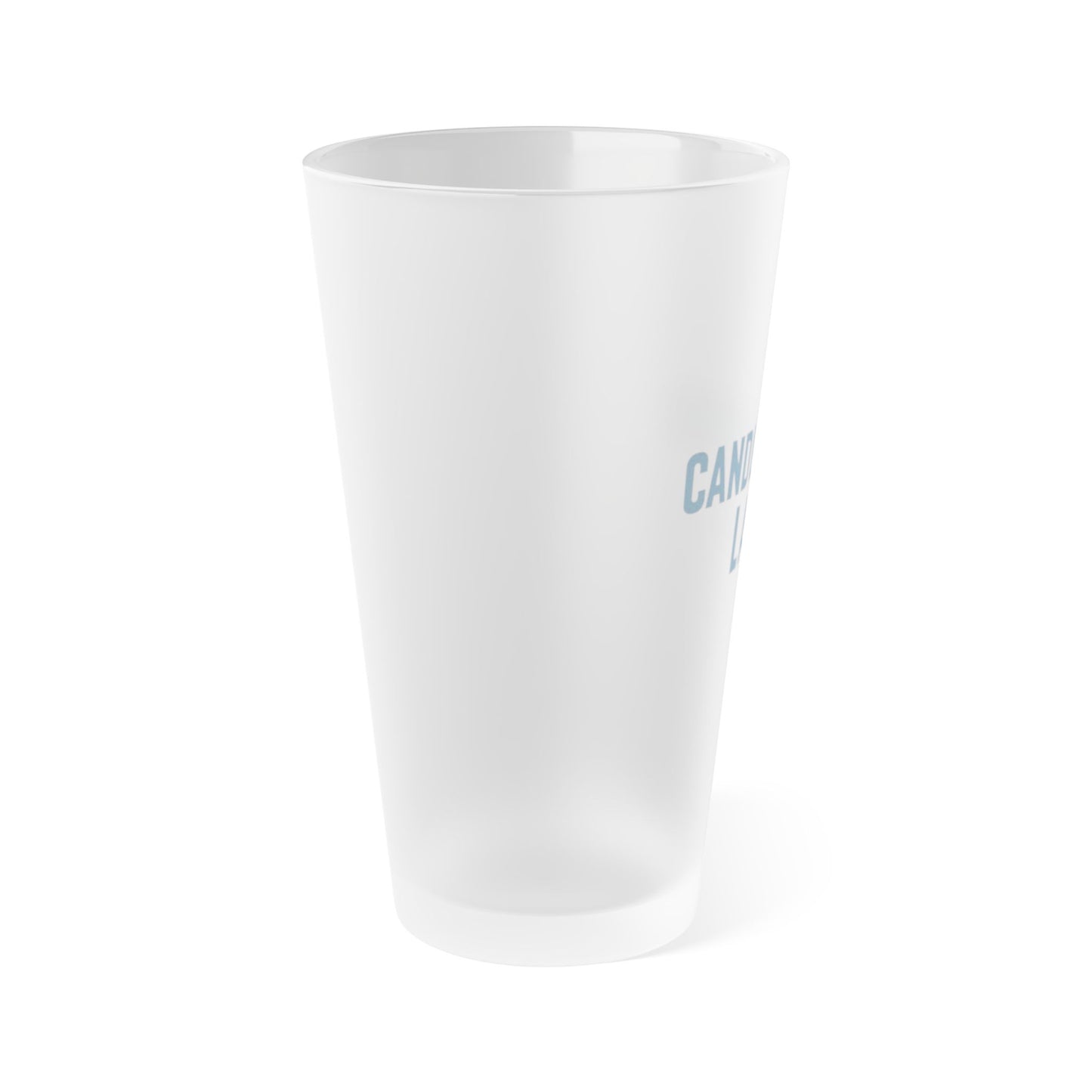 Frosted Pint Glass | Candlewood Lake