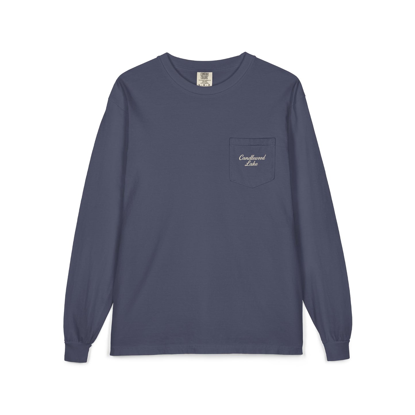 Meet Me at the Lake Long Sleeve Pocket Tee