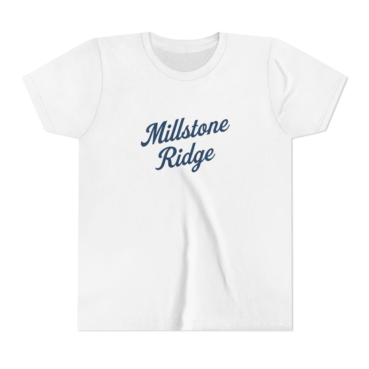 Millstone Ridge Youth Tee, Casual Youth T-Shirt, Gift for Kids, Summer Outfit, Birthday Present, Everyday Wear