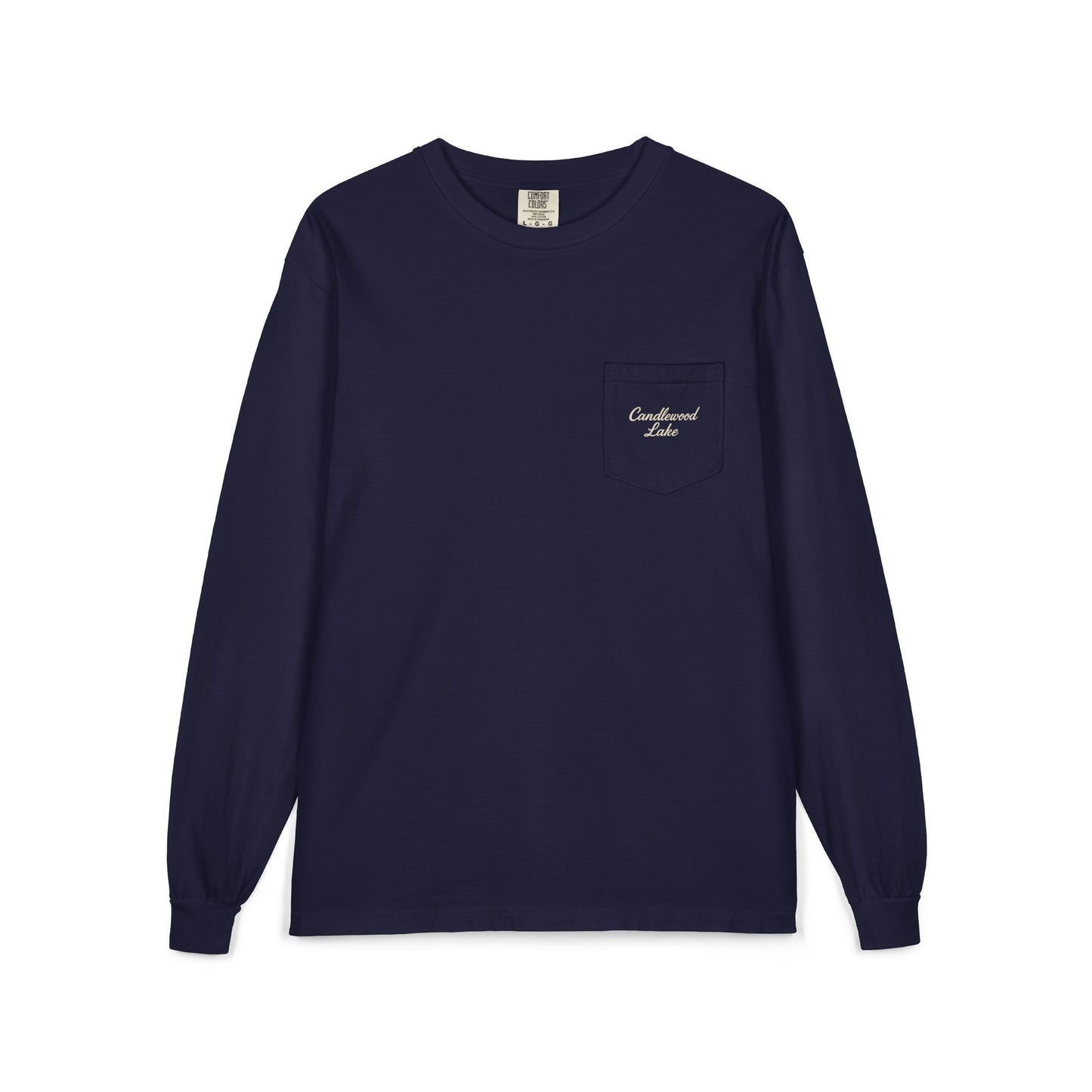 Meet Me at the Lake Long Sleeve Pocket Tee